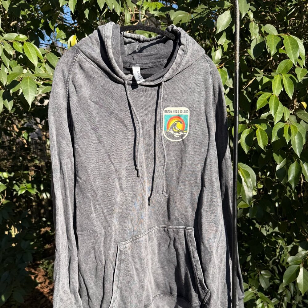 Duck Co Hilton Head Gray Hoodie Unisex 2XL Beach Souvenir